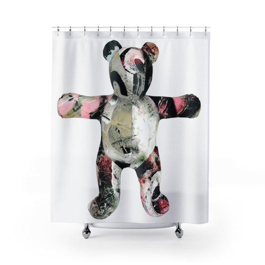 Shower Curtain - Graffiti Bear #1