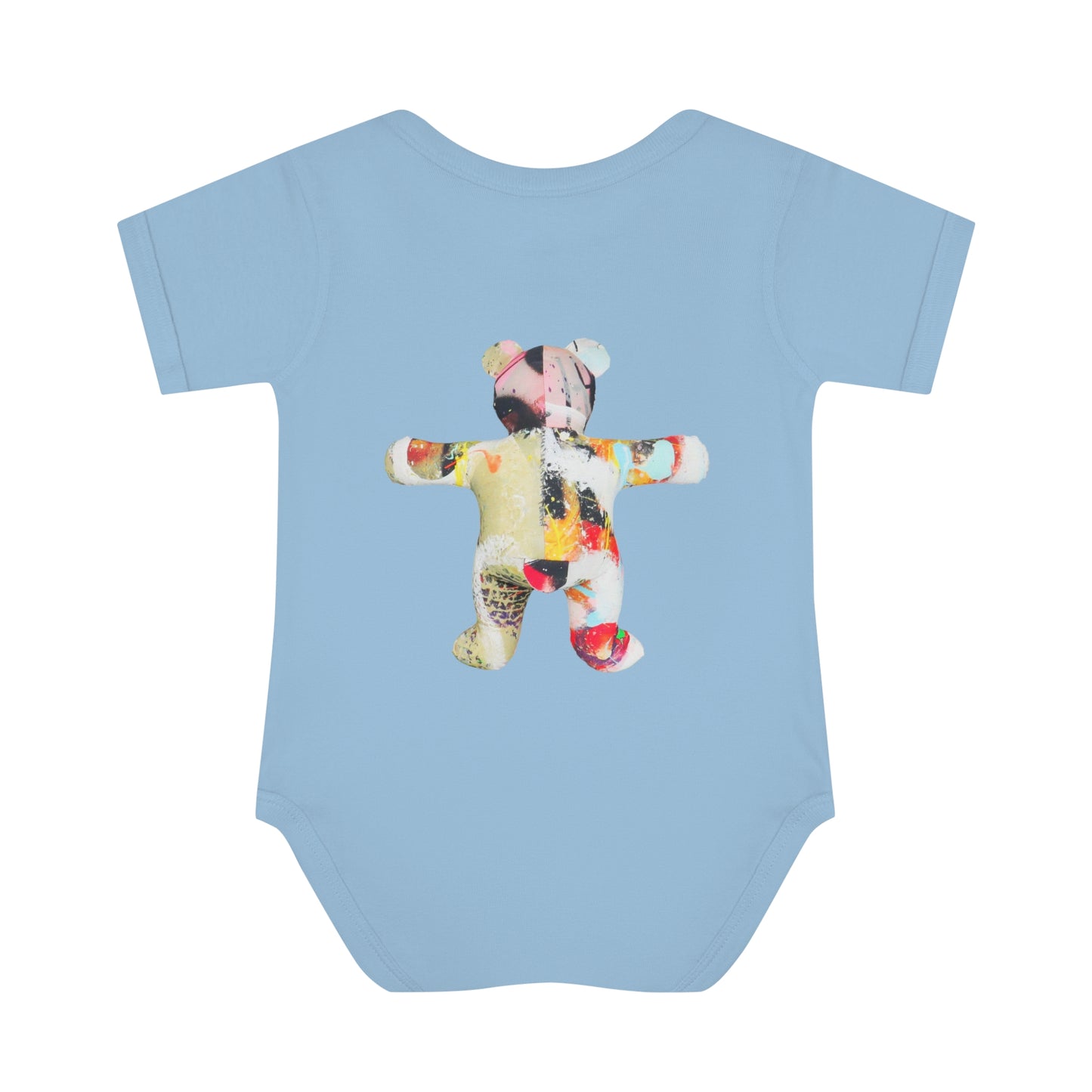 graffiti teddy bear #1 infant Baby Rib Bodysuit