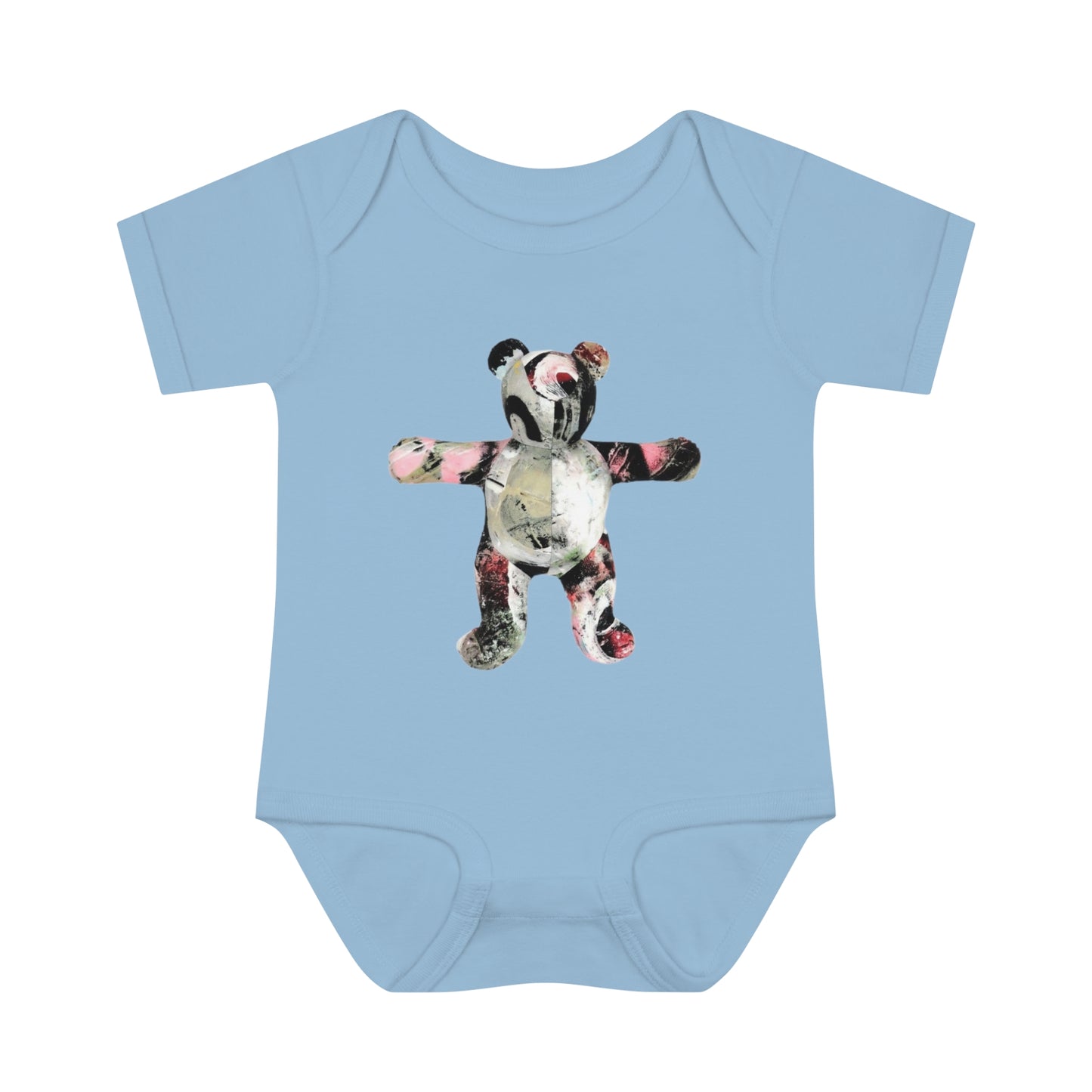 graffiti teddy bear #1 infant Baby Rib Bodysuit